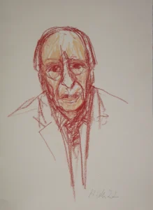 Gadamer Portrait von Horst Seller 2022
